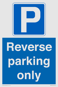 Reverse parking only